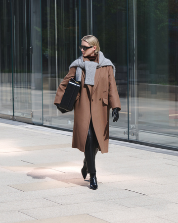 Manteau Mina Manteau Mina cannelle ZAPA