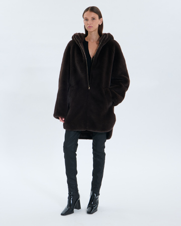 Manteau Macey Manteau Macey chocolat ZAPA