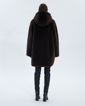 Manteau Macey Manteau Macey chocolat ZAPA