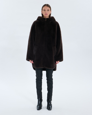 Manteau Macey Manteau Macey chocolat ZAPA
