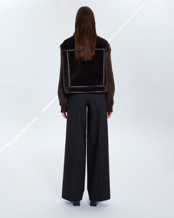 Manteau Majda Manteau Majda chocolat ZAPA