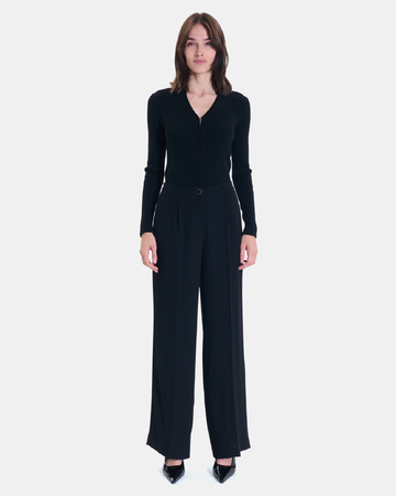 Pantalon Pleyel Pantalon fluide noir ZAPA