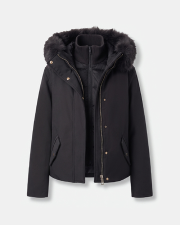 Parka Paia Parka courte chocolat ZAPA