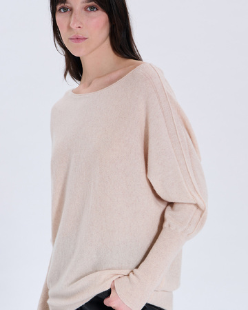 Pull Penseeboat Pull Penseeboat beige chine ZAPA