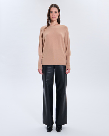 Pull Penseeboat Pull Penseeboat camel en cachemire ZAPA