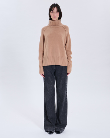 Pull Nefeli Pull Nefeli camel en cachemire ZAPA
