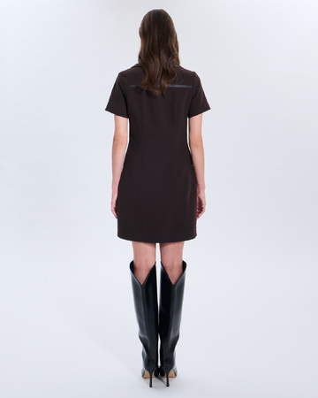 Robe Rinda Robe Rinda chocolat ZAPA