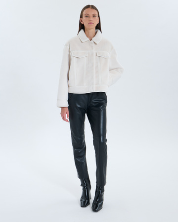 Veste Monge Veste réversible écrue ZAPA
