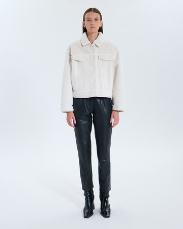 Veste Monge Veste réversible écrue ZAPA