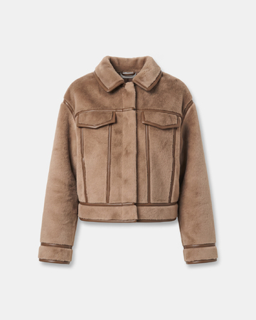 Veste Monge Veste r&eacute;versible camel ZAPA