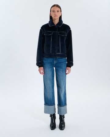 Veste Monge Veste r&eacute;versible marine ZAPA