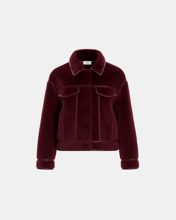 Veste Monge Veste r&eacute;versible grenat ZAPA