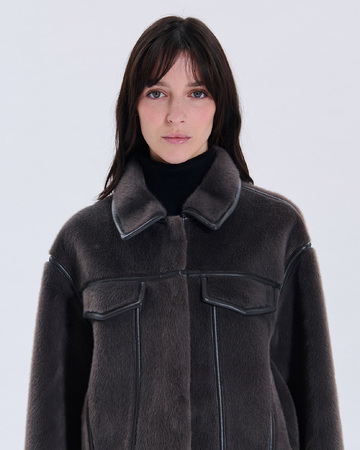 Veste Monge Veste r&eacute;versible grise ZAPA