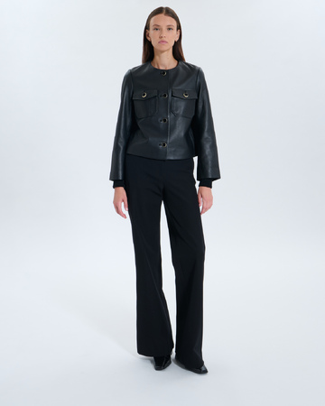 Veste Volia Veste Volia noire en cuir ZAPA