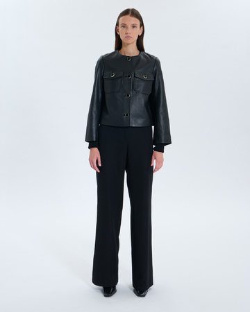 Veste Volia Veste Volia noire en cuir ZAPA