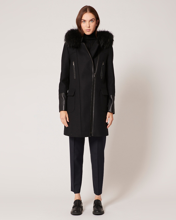 Manteau Gerson Manteau Gerson noir ZAPA