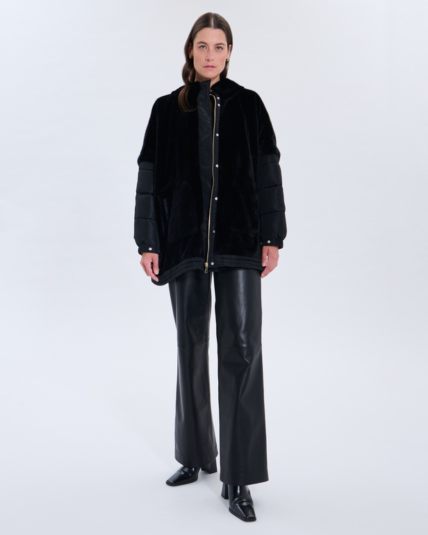 Manteau Marjolaine Manteau Marjolaine noir ZAPA