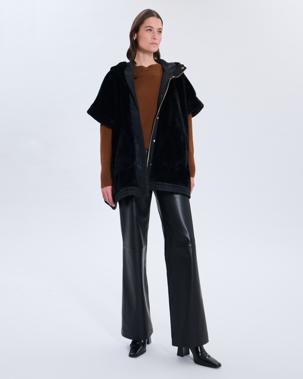 Manteau Marjolaine Manteau Marjolaine noir ZAPA