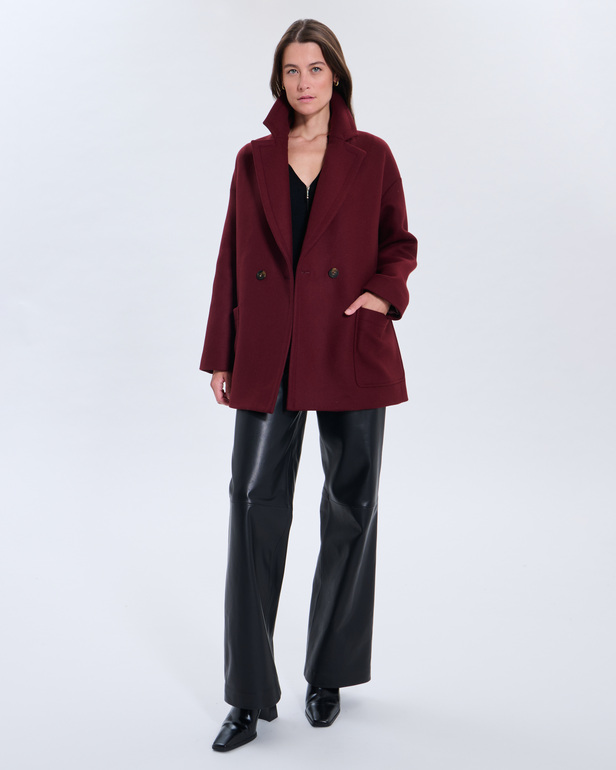 Manteau Mirando Manteau Mirando grenat ZAPA