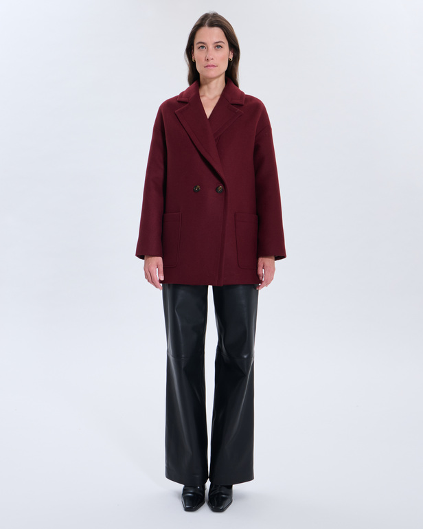 Manteau Mirando Manteau Mirando grenat ZAPA