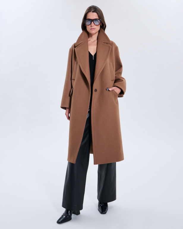 Manteau Mina Manteau Mina cannelle ZAPA