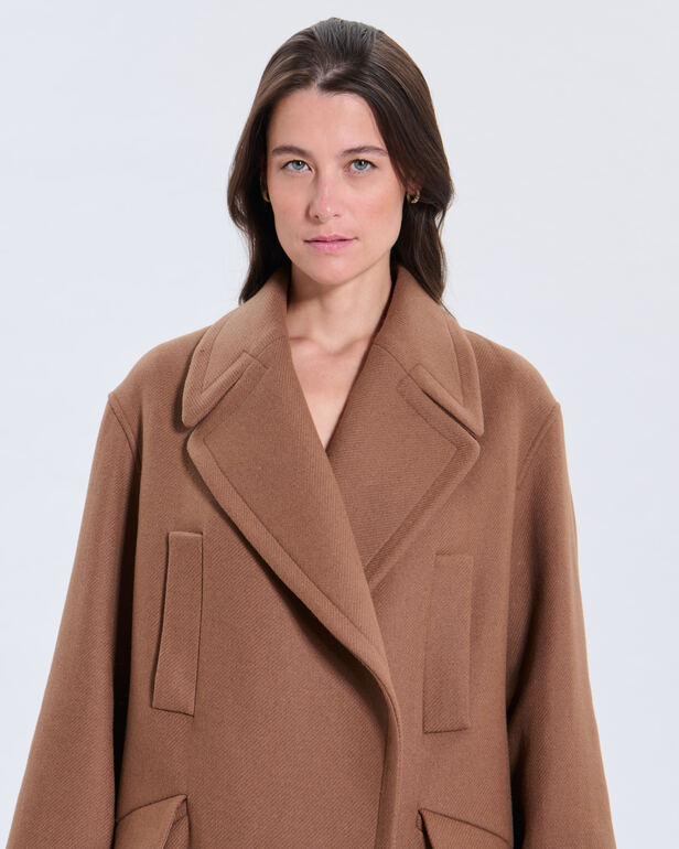Manteau Mina Manteau Mina cannelle ZAPA