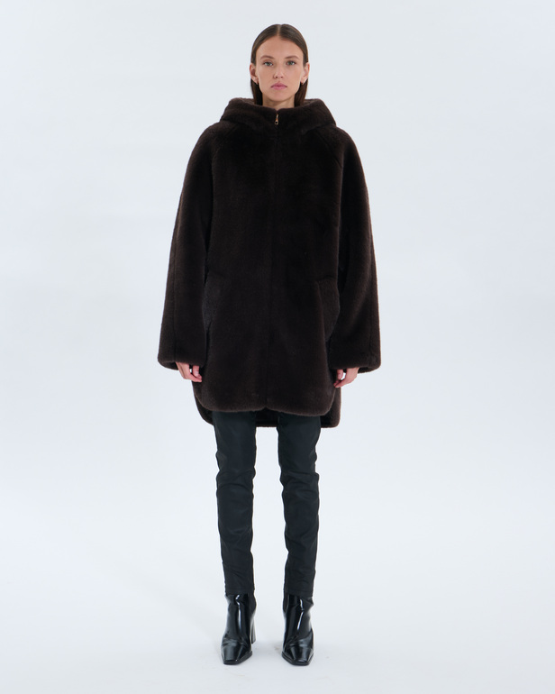 Manteau Macey Manteau Macey chocolat ZAPA