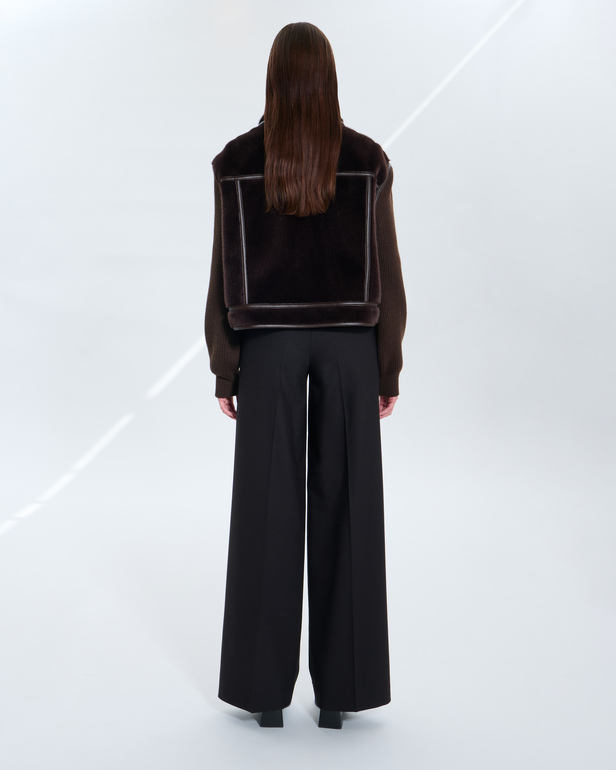 Manteau Majda Manteau Majda chocolat ZAPA