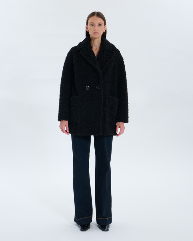 Manteau Milizo Manteau Milizo noir ZAPA