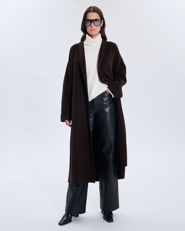 Manteau Minesotan Manteau Minesotan chocolat ZAPA