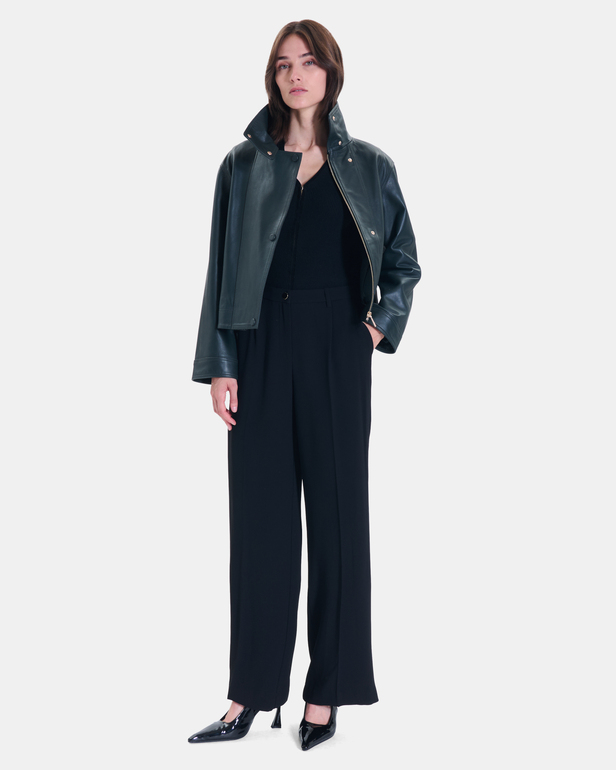 Pantalon Pleyel Pantalon fluide noir ZAPA