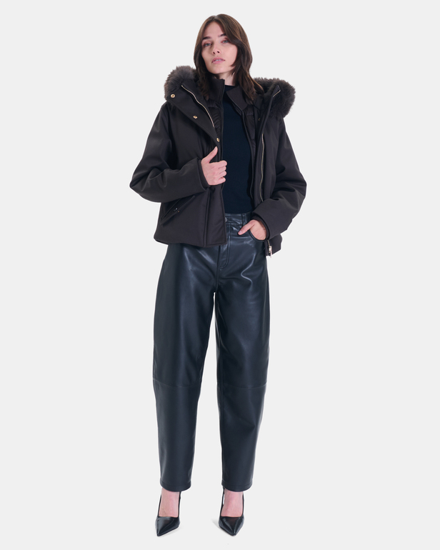 Parka Paia Parka courte chocolat ZAPA
