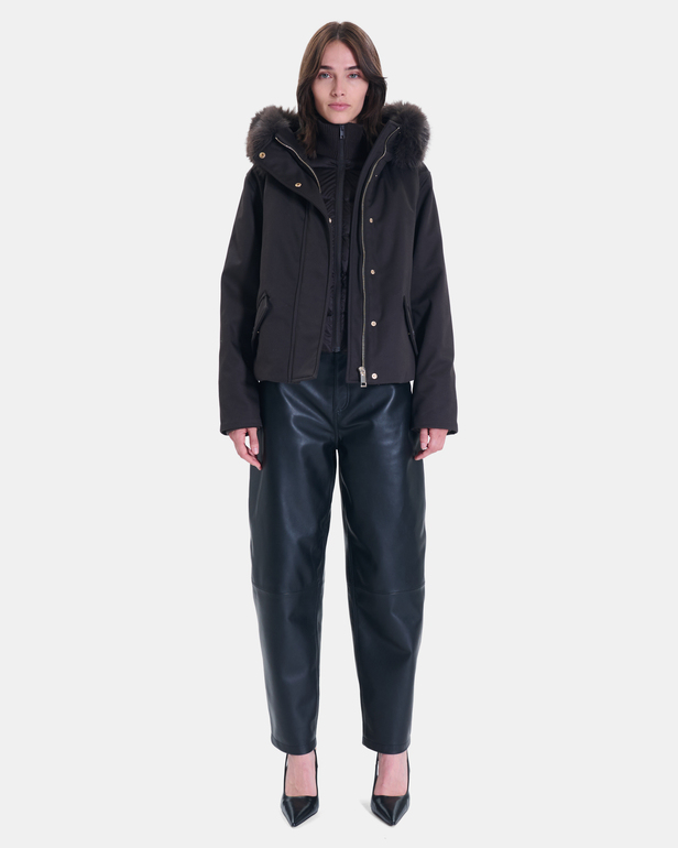 Parka Paia Parka courte chocolat ZAPA