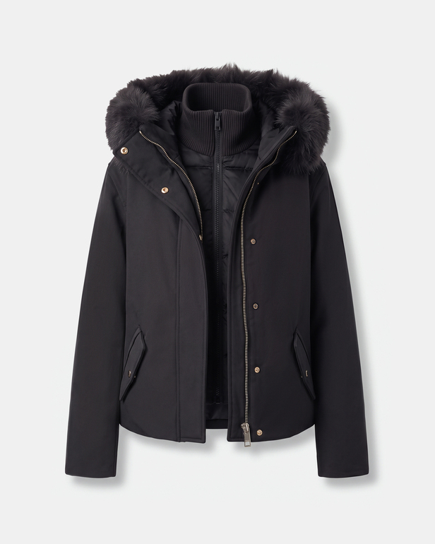 Parka Paia Parka courte chocolat ZAPA
