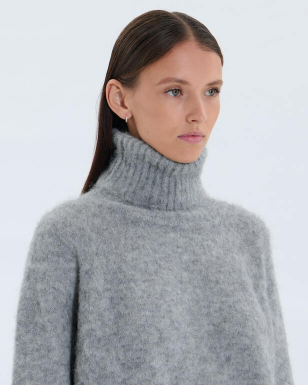 Pull Nocciola Pull Nocciola gris chine ZAPA