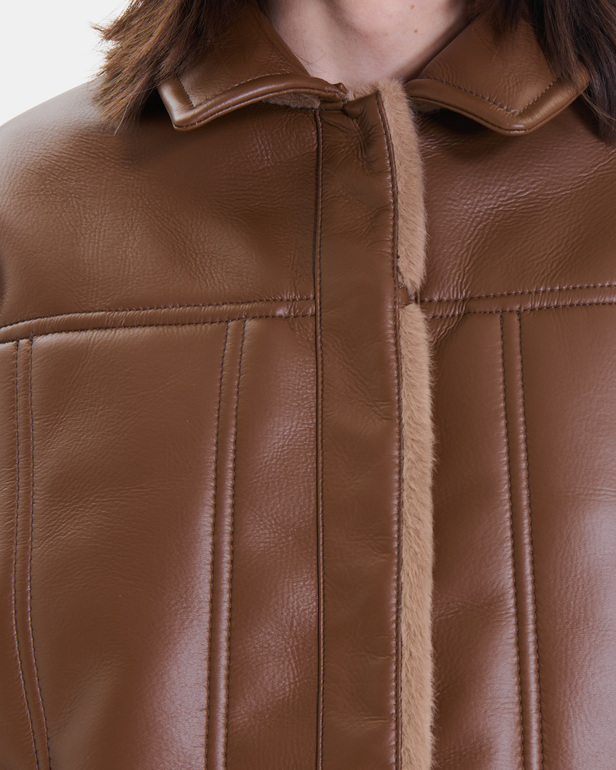 Veste Monge Veste r&eacute;versible camel ZAPA