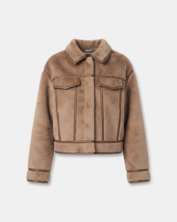 Veste Monge Veste r&eacute;versible camel ZAPA