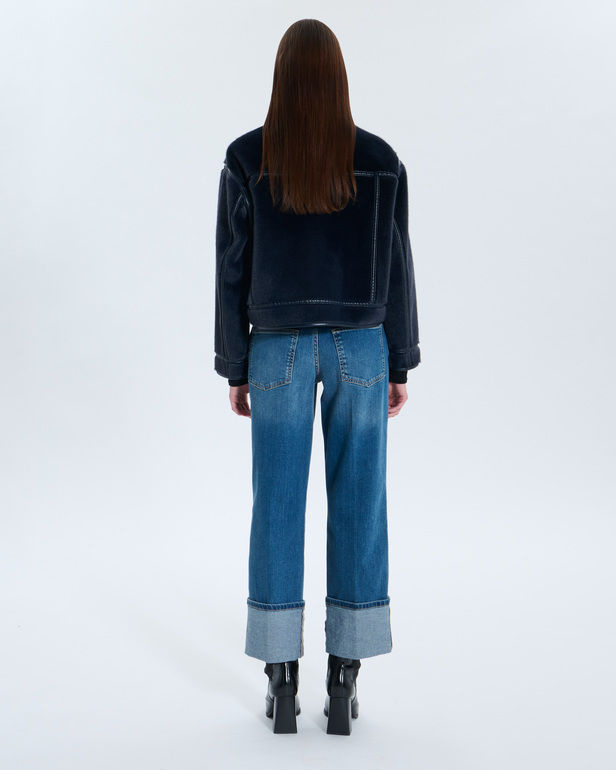 Veste Monge Veste r&eacute;versible marine ZAPA