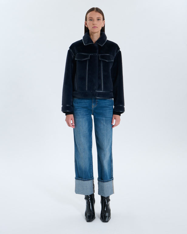 Veste Monge Veste r&eacute;versible marine ZAPA