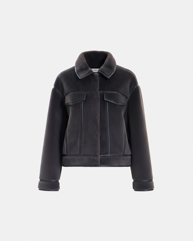 Veste Monge Veste r&eacute;versible grise ZAPA