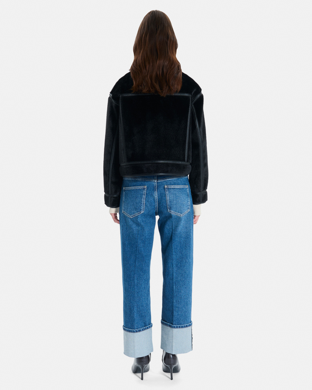 Veste Monge Veste r&eacute;versible noire ZAPA