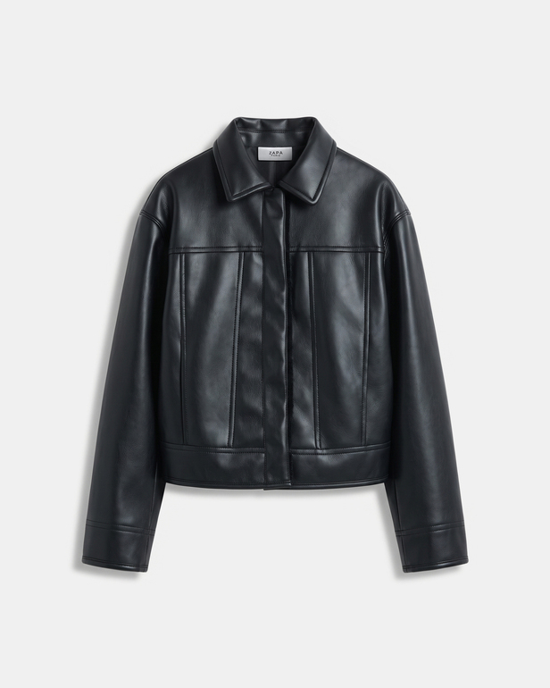 Veste Monge Veste r&eacute;versible noire ZAPA