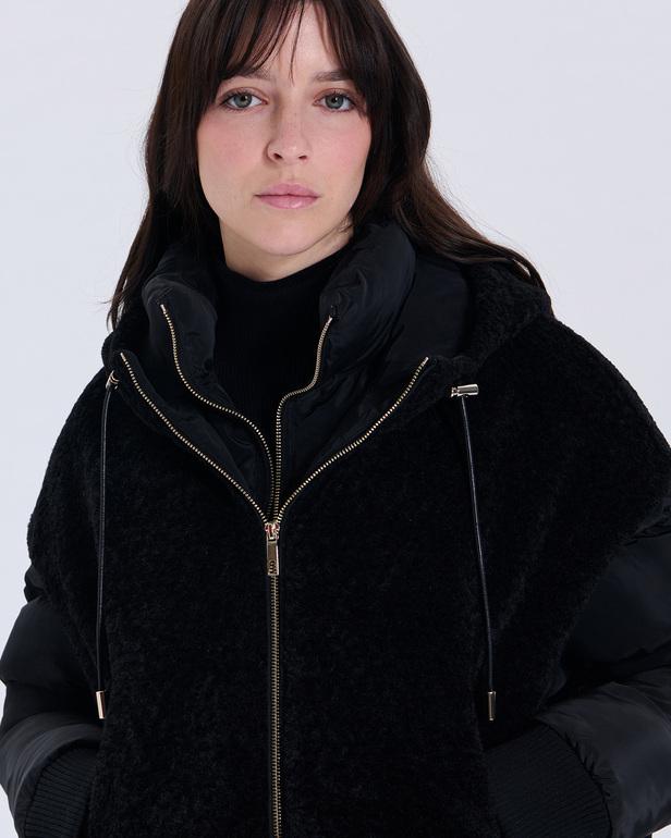 Doudoune Marguerite Doudoune Marguerite noire ZAPA