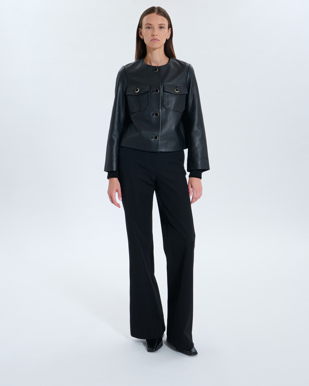 Veste Volia Veste Volia noire en cuir ZAPA
