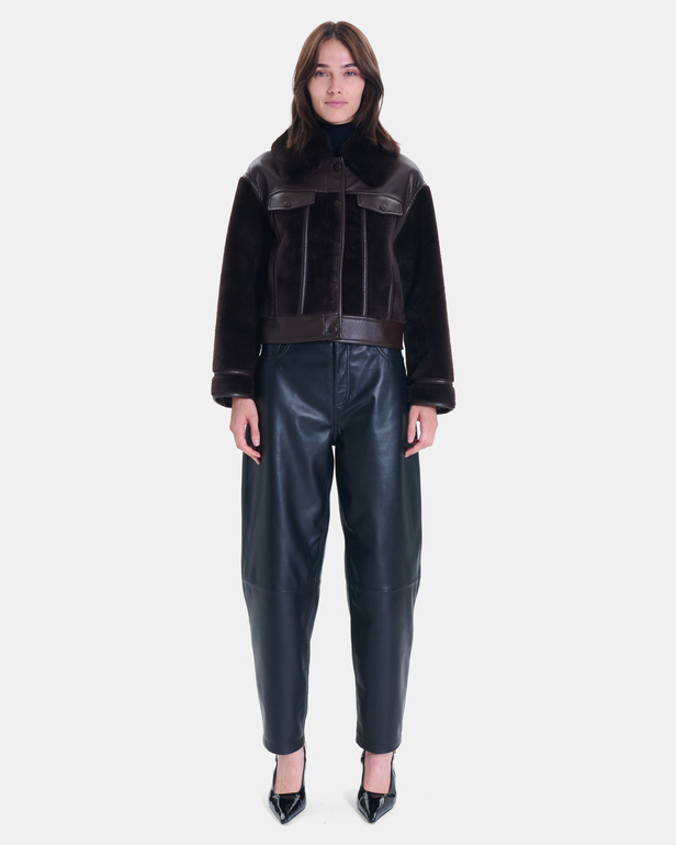 Manteau Manzie Manteau Manzie chocolat ZAPA