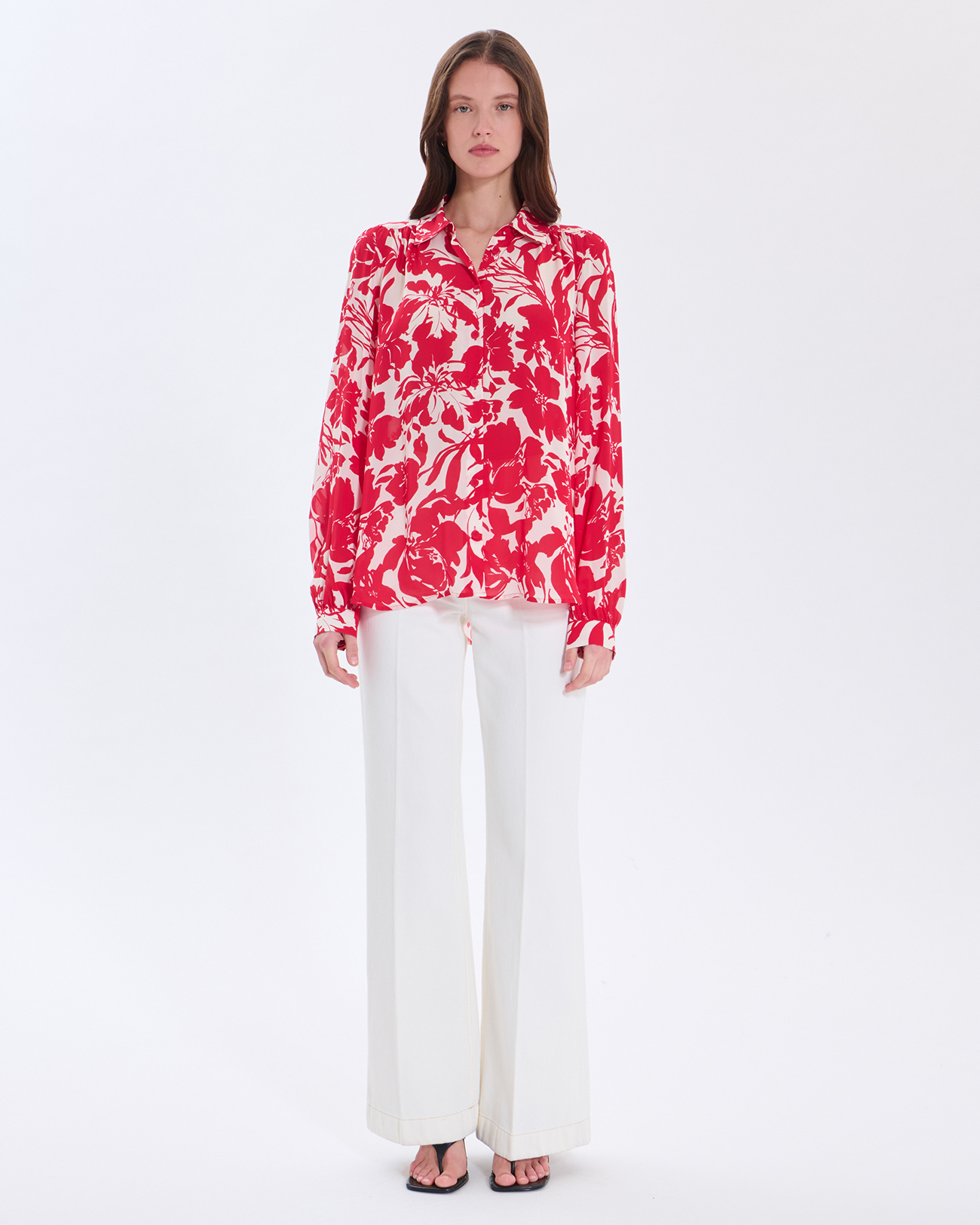 Chemise Castille Chemise en viscose framboise ZAPA