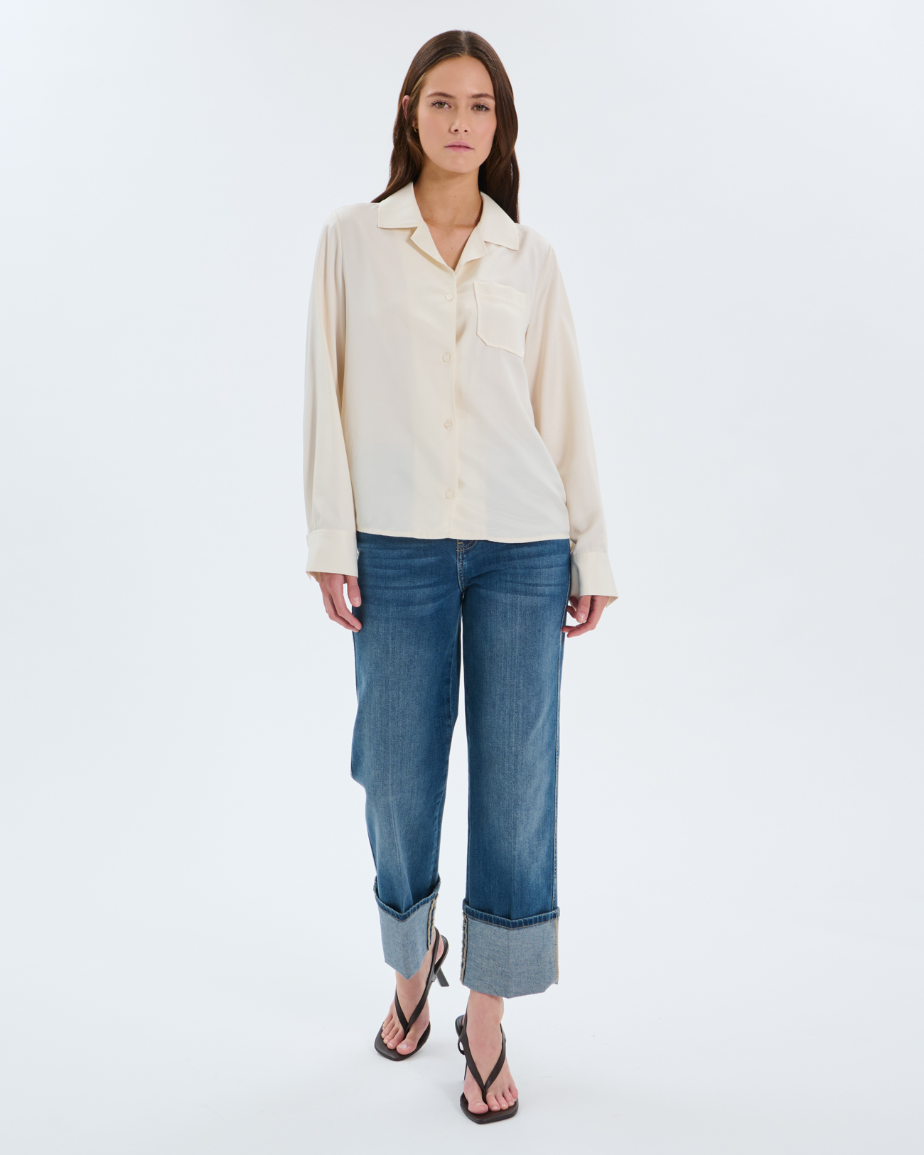 Chemise Cassidy Chemise fluide &eacute;cru ZAPA