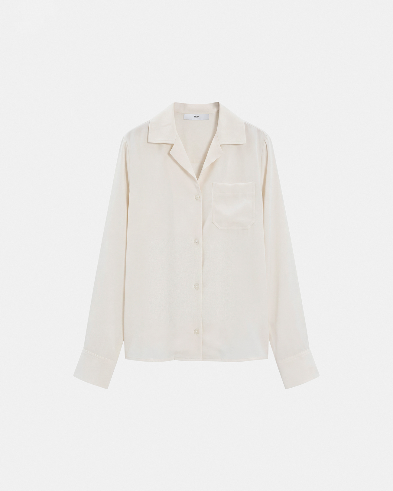 Chemise Cassidy Chemise fluide &eacute;cru ZAPA