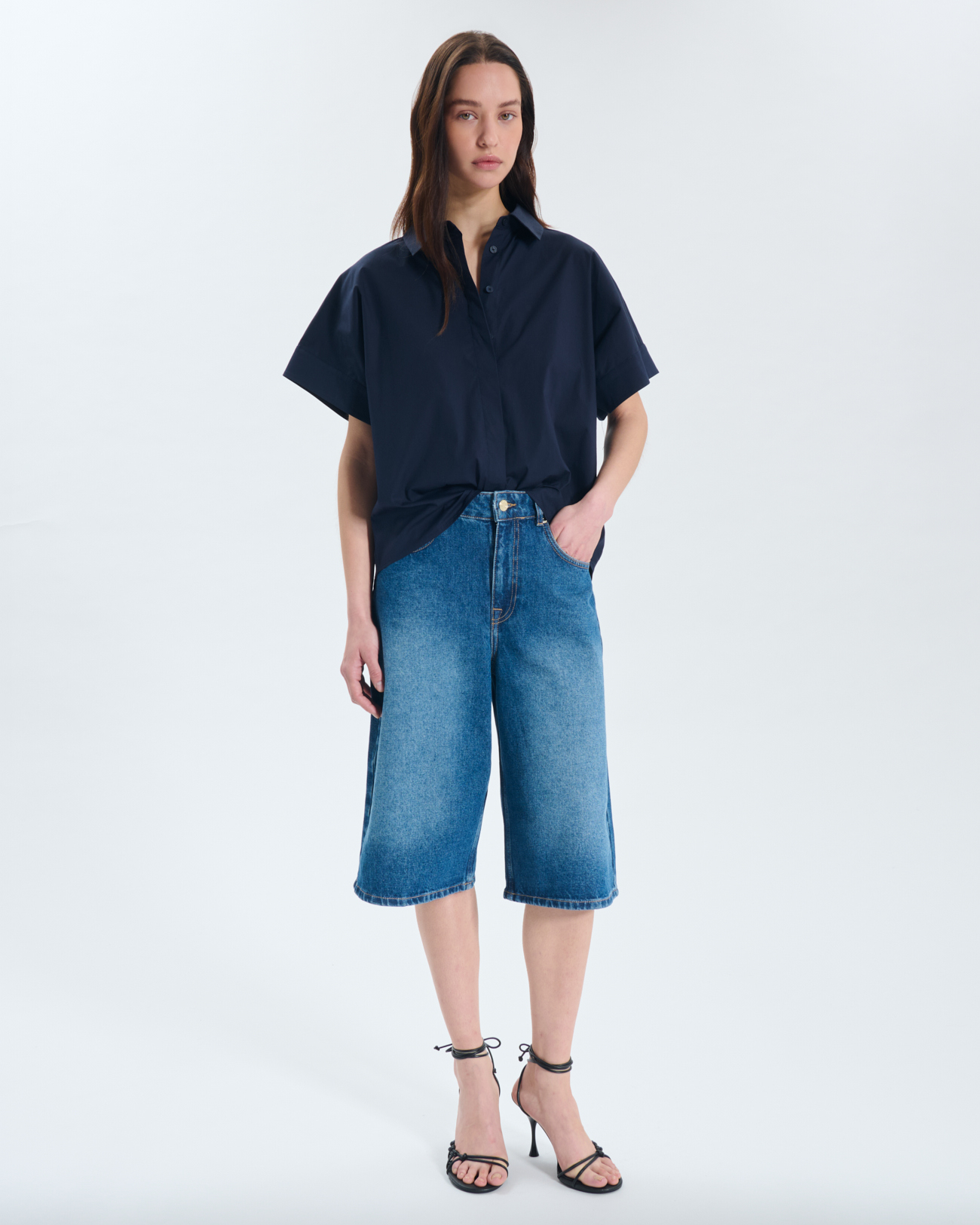 Chemise Cher Chemise nocturne ample manches courtes ZAPA