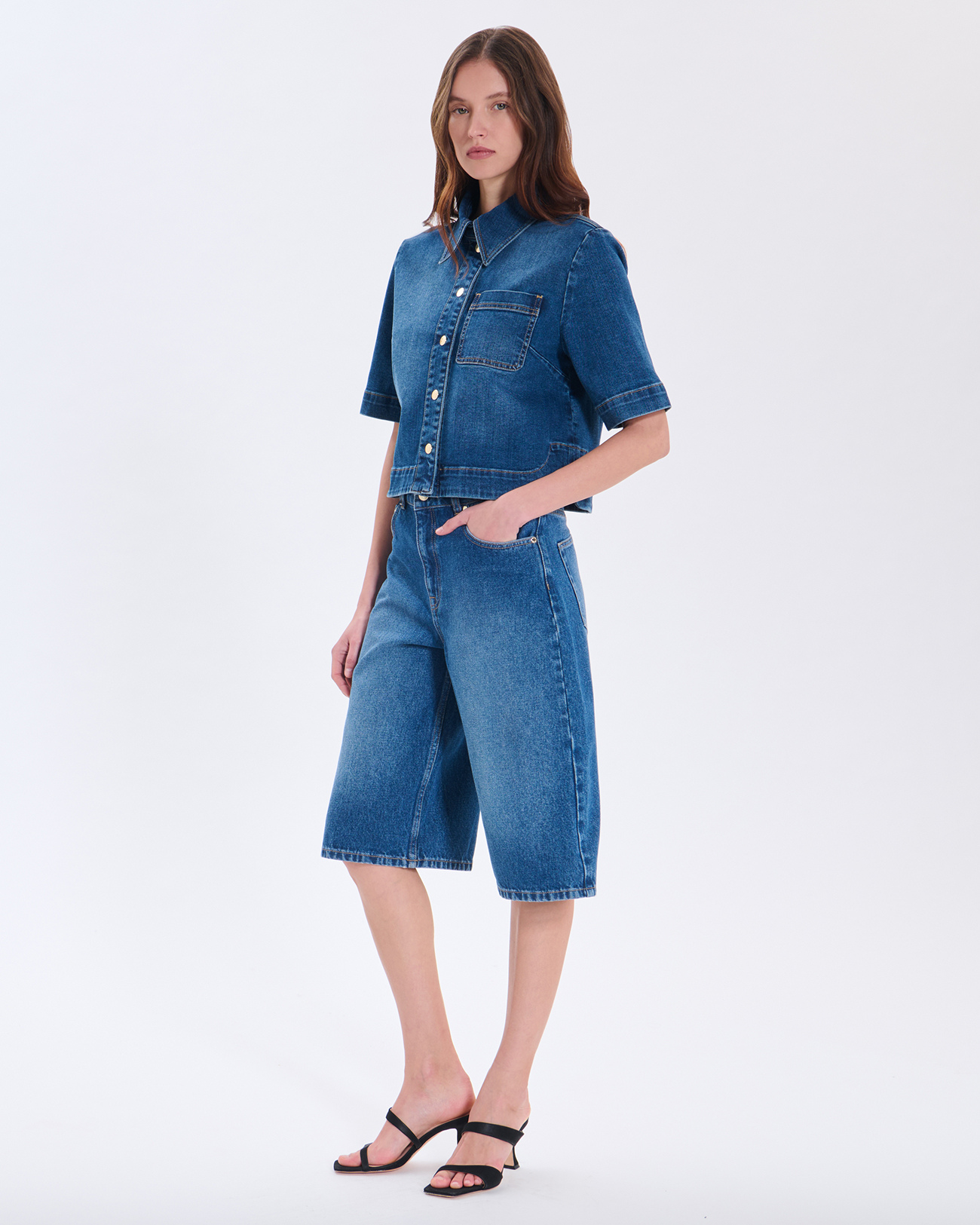 Chemise Celina Chemise en coton bleu ZAPA